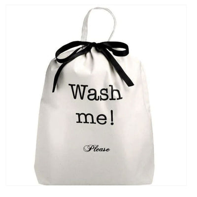 Wash Me Please Laundry Bag in Cream-Anna Bella Fine Lingerie-