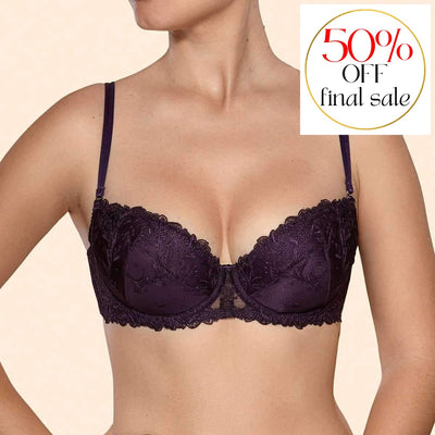 Ajour Cassiopeia Strapless Padded Push Up Bra BP262-Strapless Bras-Ajour-Ink-32-C-Anna Bella Fine Lingerie, Reveal Your Most Gorgeous Self!