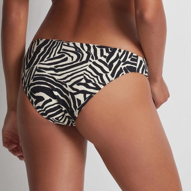 Aubade Savannah Mood Bikini Bottom LV22-Swimwear-Aubade-Zebra-XSmall-Anna Bella Fine Lingerie, Reveal Your Most Gorgeous Self!