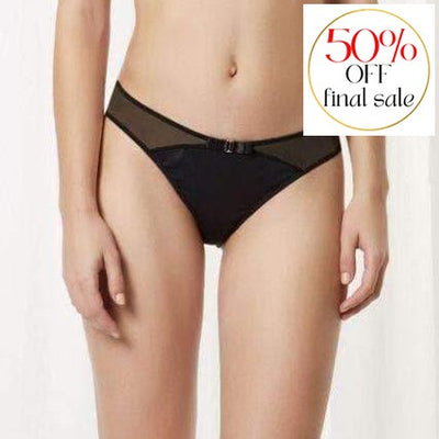 Bluebella Saffy Brief 40289-Panties-Bluebella-Black-Small-Anna Bella Fine Lingerie, Reveal Your Most Gorgeous Self!