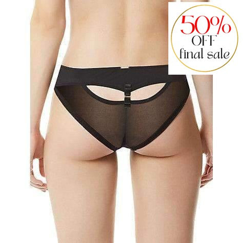 Bluebella Saffy Brief 40289-Panties-Bluebella-Black-Small-Anna Bella Fine Lingerie, Reveal Your Most Gorgeous Self!