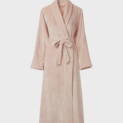 Eberjey Chalet Plush Robe R1987-Robes-Eberjey-Light Blush-Medium-Anna Bella Fine Lingerie, Reveal Your Most Gorgeous Self!