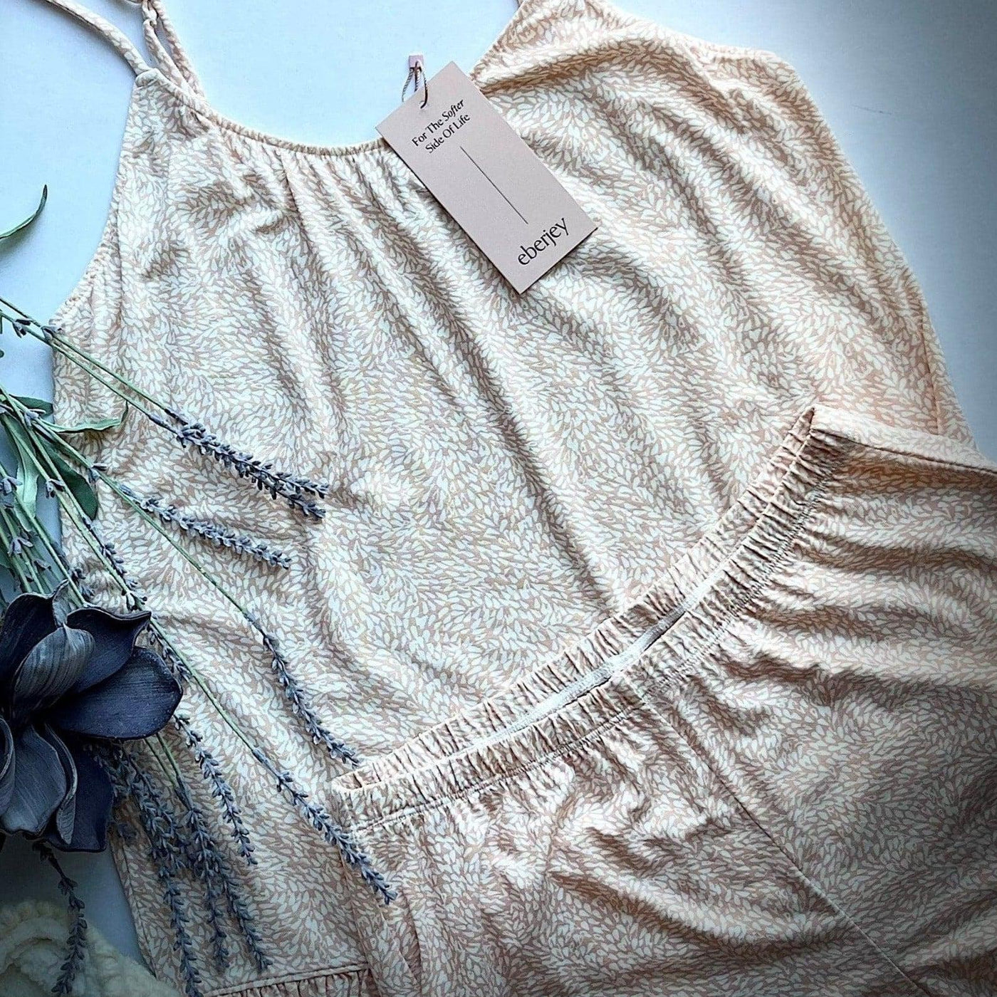 Eberjey Gisele Cami/Short Set CU1141NS in Animale Rose Cloud-Loungewear-Eberjey-Animale Rose Cloud-XSmall-Anna Bella Fine Lingerie, Reveal Your Most Gorgeous Self!