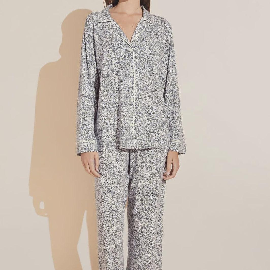 Eberjey Gisele Printed PJ Set in Animale Coastal PJ1142-Loungewear-Eberjey-Animale Coastal-XSmall-Anna Bella Fine Lingerie, Reveal Your Most Gorgeous Self!