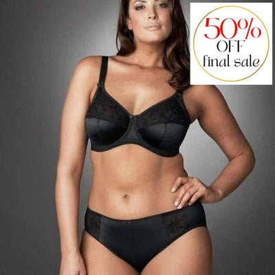 Elomi Caitlyn Side Support Bra EL8030-Bras-Elomi-Black-38-GG-Anna Bella Fine Lingerie, Reveal Your Most Gorgeous Self!