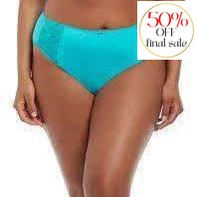 Elomi Cate Hi Cut Brief EL4035-Panties-Elomi-Aruba-XLarge-Anna Bella Fine Lingerie, Reveal Your Most Gorgeous Self!