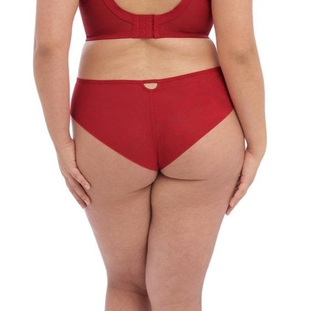 Elomi Priya Brazilian in Haute Red EL4557-Panties-Elomi-Haute Red-Medium-Anna Bella Fine Lingerie, Reveal Your Most Gorgeous Self!
