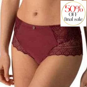 Empreinte Cassiopee Panty 05151 in Grenat-Panties-Empreinte-Grenat-Small-Anna Bella Fine Lingerie, Reveal Your Most Gorgeous Self!