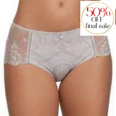 Empreinte Lilly Rose Shorty 0282-Panties-Empreinte-Argent-Small-Anna Bella Fine Lingerie, Reveal Your Most Gorgeous Self!