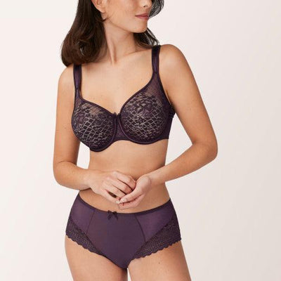 Empreinte Melody Panty in Burgundy 15586-Panties-Empreinte-Burgundy-Small-Anna Bella Fine Lingerie, Reveal Your Most Gorgeous Self!