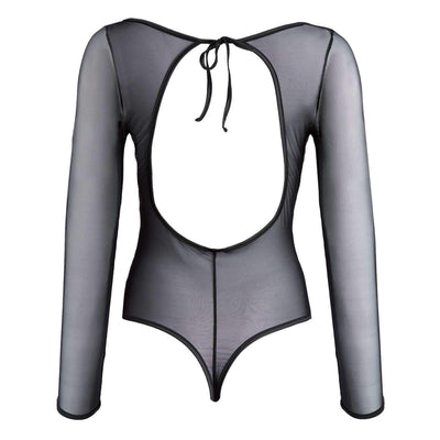 Escora Stella Graceful Body 3843 / E256-Bodysuit-Escora-Black-XSmall (36)-Anna Bella Fine Lingerie, Reveal Your Most Gorgeous Self!
