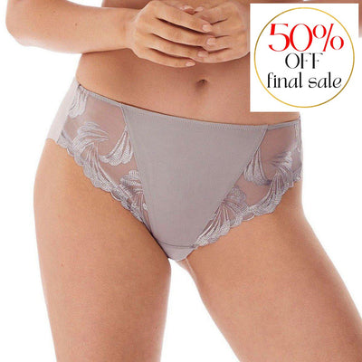 Fantasie Anoushka Brief FL3215-Panties-Fantasie-Silver-Small-Anna Bella Fine Lingerie, Reveal Your Most Gorgeous Self!