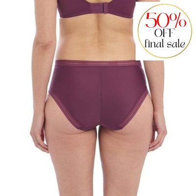 Fantasie Fusion Brief in Black Cherry FL3095-Panties-Fantasie-Black Cherry-XSmall-Anna Bella Fine Lingerie, Reveal Your Most Gorgeous Self!
