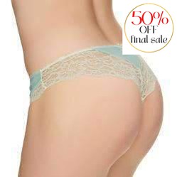 Fantasie Isabella Brazilian Thong FL9337-Panties-Fantasie-Shadow-Small-Anna Bella Fine Lingerie, Reveal Your Most Gorgeous Self!