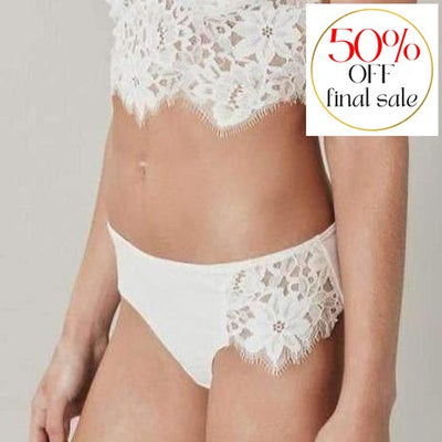 For Love And Lemons Saga Lace Panty-Panties-For Love And Lemons-Ivory-Medium-Anna Bella Fine Lingerie, Reveal Your Most Gorgeous Self!