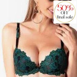 Lise Charmel Dressing Floral Contour Bra in Aloe ACC8588-Bras-Lise Charmel-Dressing Aloe-32-B-Anna Bella Fine Lingerie, Reveal Your Most Gorgeous Self!