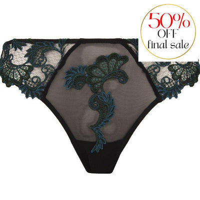 Lise Charmel Dressing Floral Italian Brief in Aloe ACC0788-Panties-Lise Charmel-Aloe-XSmall-Anna Bella Fine Lingerie, Reveal Your Most Gorgeous Self!