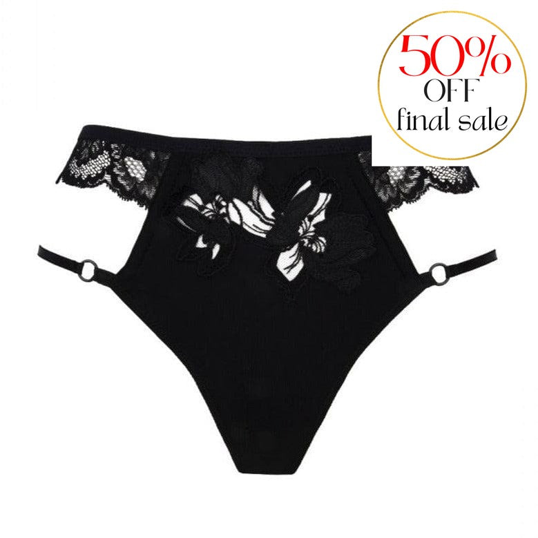Lise Charmel Glamour Couture G-String ACH0907-Panties-Lise Charmel-Black-XSmall-Anna Bella Fine Lingerie, Reveal Your Most Gorgeous Self!