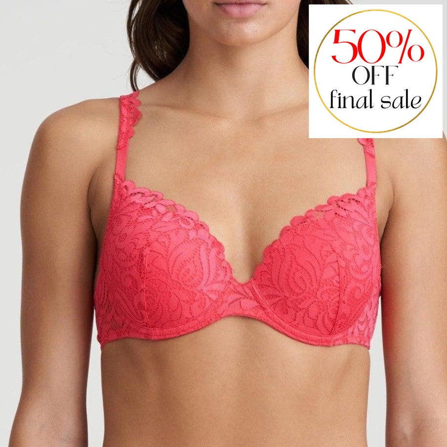 Marie Jo Elis Padded Heart Shape Bra in Spicy Berry 0102506-Bras-Marie Jo-Spicy Berry-34-C-Anna Bella Fine Lingerie, Reveal Your Most Gorgeous Self!