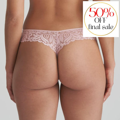 Marie Jo Elis Thong in Vintage Pink 0602500-Panties-Marie Jo-Vintage Pink-XSmall-Anna Bella Fine Lingerie, Reveal Your Most Gorgeous Self!