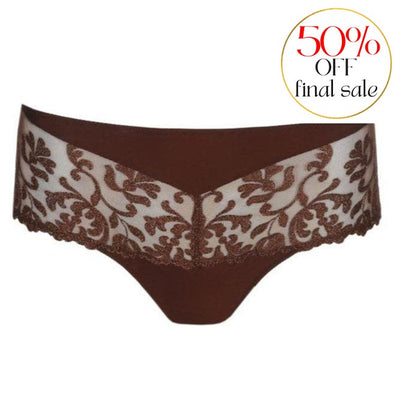 Marie Jo Serena Short 0502553-Panties-Marie Jo-Chestnut-XSmall-Anna Bella Fine Lingerie, Reveal Your Most Gorgeous Self!