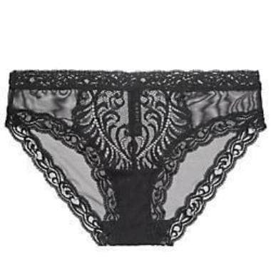 Natori Feathers Hipster 753023-Panties-Natori-Black-Small-Anna Bella Fine Lingerie, Reveal Your Most Gorgeous Self!