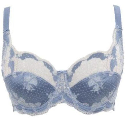 Panache Clara Full Cup Bra in Crystal Blue 7255-Bras-Panache-Crystal Blue-36-E-Anna Bella Fine Lingerie, Reveal Your Most Gorgeous Self!