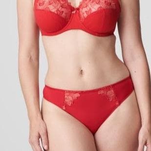 Prima Donna Deauville Thong in Scarlet 0661815-Panties-Prima Donna-Scarlet-Medium-Anna Bella Fine Lingerie, Reveal Your Most Gorgeous Self!