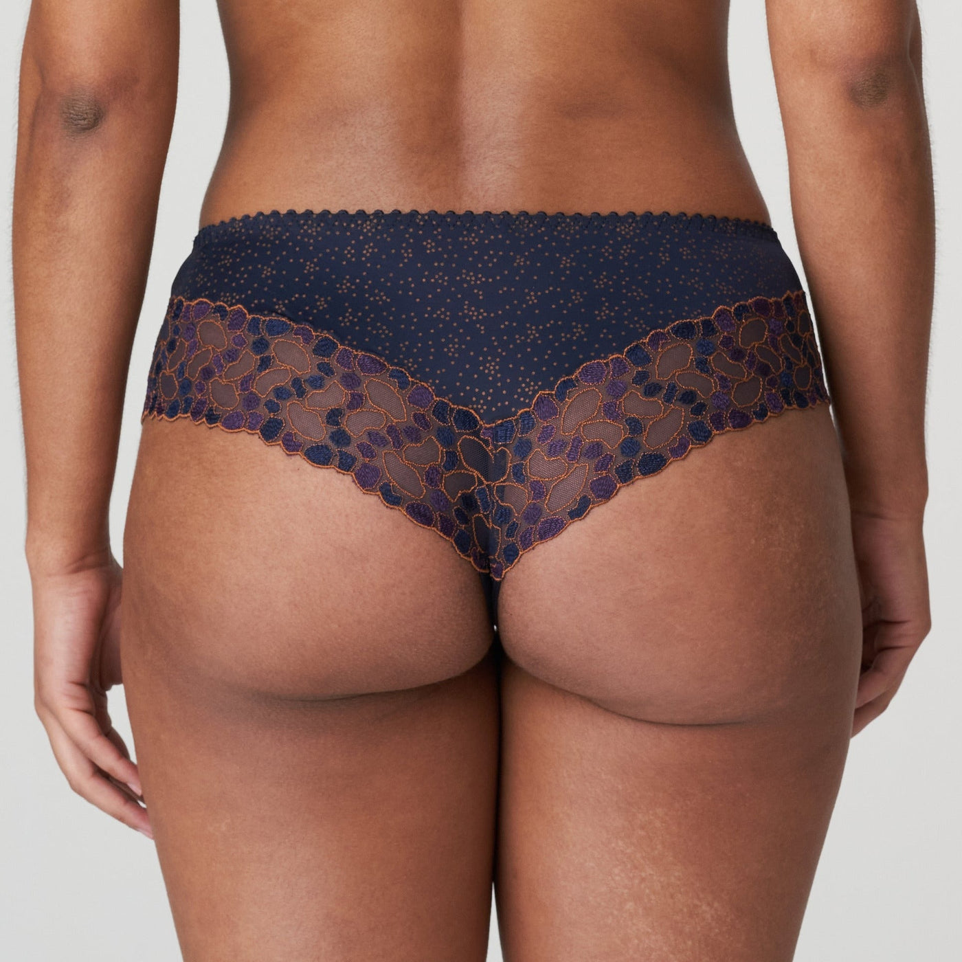 Prima Donna Hyde Park Luxury Thong in Velvet Blue 0663201-Panties-Prima Donna-Velvet Blue-Small-Anna Bella Fine Lingerie, Reveal Your Most Gorgeous Self!