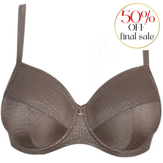 Prima Donna Piccadilly Full Cup Wire Bra 0141900-Bras-Prima Donna-Kitten Grey-36-D-Anna Bella Fine Lingerie, Reveal Your Most Gorgeous Self!