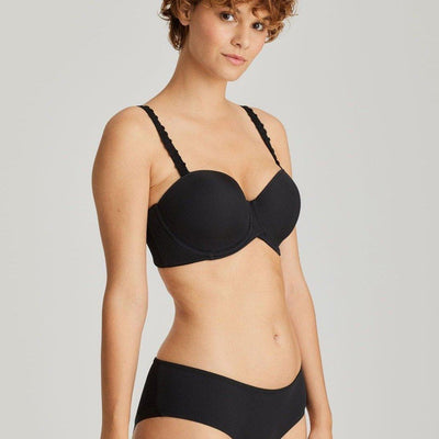 Prima Donna Star Strapless Bra in Black 0241868/69-Strapless Bras-Prima Donna-Black-30-E-Anna Bella Fine Lingerie, Reveal Your Most Gorgeous Self!