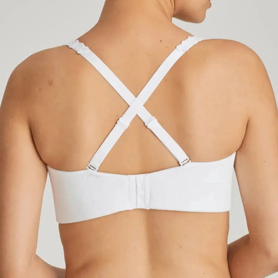 Prima Donna Star Strapless Bra in White 0241868/9-Strapless Bras-Prima Donna-White-30-E-Anna Bella Fine Lingerie, Reveal Your Most Gorgeous Self!
