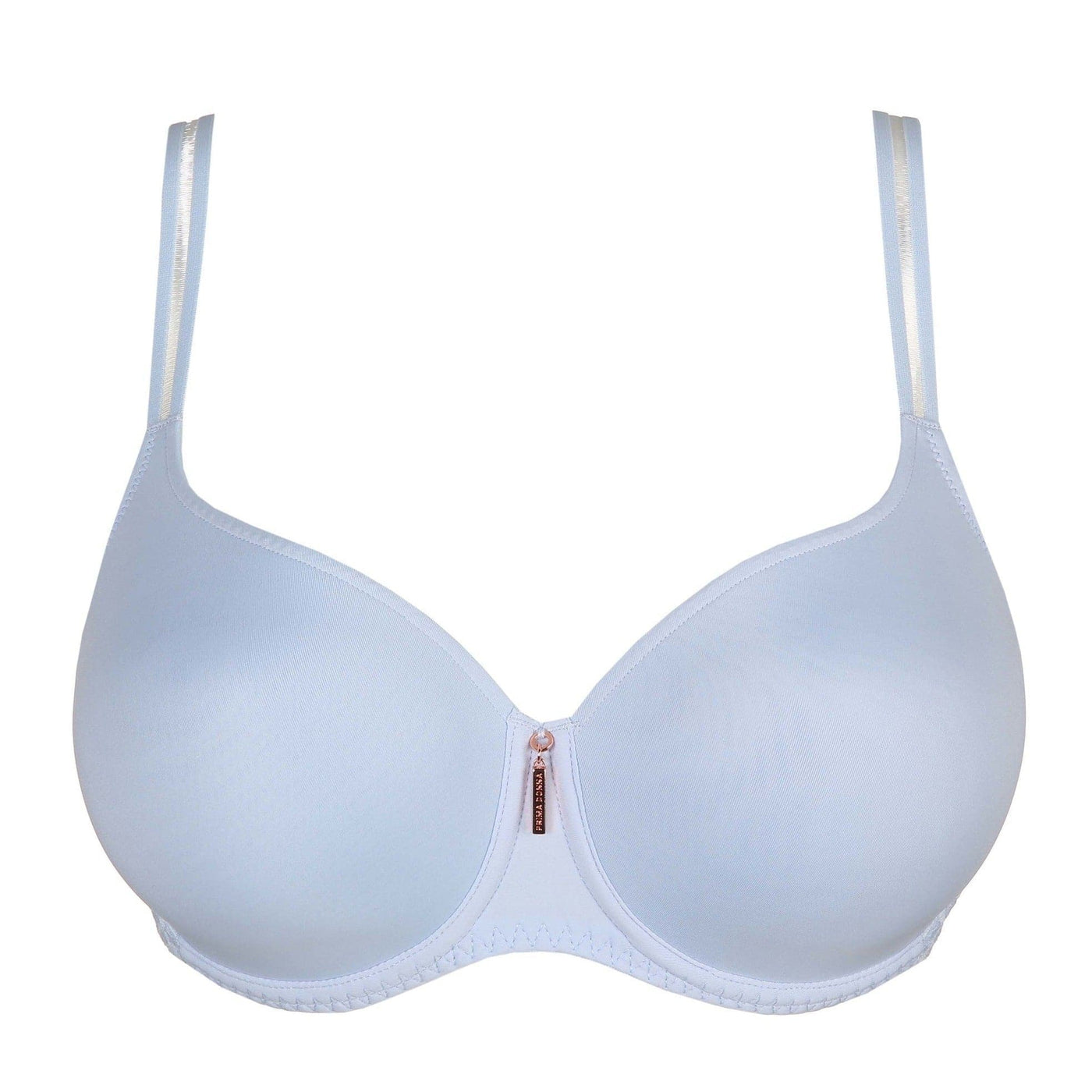 Prima Donna Twist East End Padded Heart Shape Bra in Heather Blue 0241930-Bras-Prima Donna-Heather Blue-32-D-Anna Bella Fine Lingerie, Reveal Your Most Gorgeous Self!