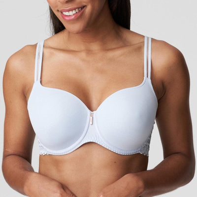 Prima Donna Twist East End Padded Heart Shape Bra in Heather Blue 0241930-Bras-Prima Donna-Heather Blue-32-D-Anna Bella Fine Lingerie, Reveal Your Most Gorgeous Self!