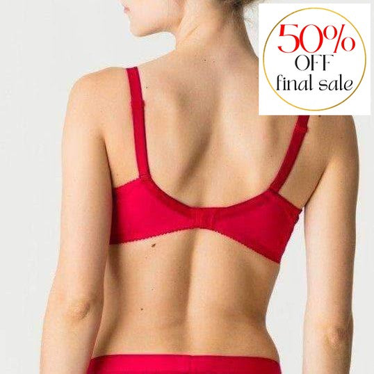 Prima Donna Twist French Kiss Padded Bra 0241673-Bras-Prima Donna-Persian Red-30-F-Anna Bella Fine Lingerie, Reveal Your Most Gorgeous Self!