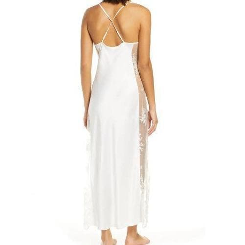 Rya Collection Darling Long Gown 219 in Ivory-Loungewear-Rya Collection-Ivory-XSmall-Anna Bella Fine Lingerie, Reveal Your Most Gorgeous Self!
