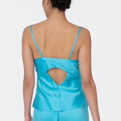 Rya Collection Fresh Cami / Tap Pant Set 518-Loungewear-Rya Collection-Aqua-Small-Anna Bella Fine Lingerie, Reveal Your Most Gorgeous Self!