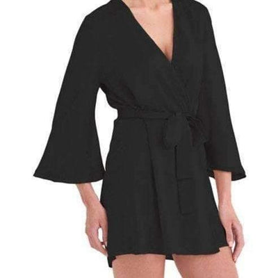 Rya Collection Heavenly Cover-Up 250-Robes-Rya Collection-Black-XSmall/Small-Anna Bella Fine Lingerie, Reveal Your Most Gorgeous Self!