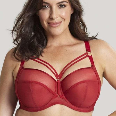 Sculptresse Dionne Full Cup Bra in Fiery Red 9695-Bras-Sculptresse-Fiery Red-36-E-Anna Bella Fine Lingerie, Reveal Your Most Gorgeous Self!