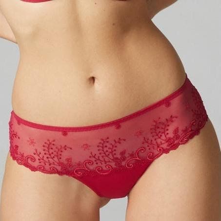 Simone Perele Delice Boyshort in Cranberry 12X630-Panties-Simone Perele-Cranberry-XSmall (1)-Anna Bella Fine Lingerie, Reveal Your Most Gorgeous Self!